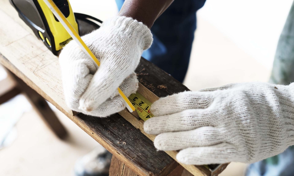 People renovating the house concept People renovating the house concept